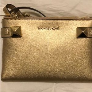 NWT Michael Kors “Karla” Leather Crossbody